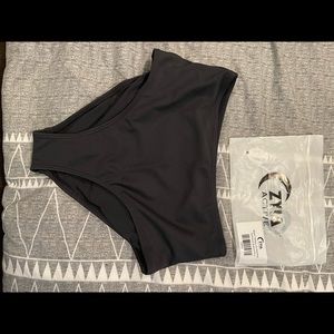 Black Classic Hi-Waisted Swimsuit Bottoms